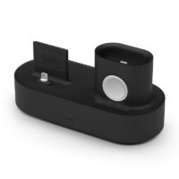 1PC, 3 in 1 a-p Charging Station Compatible with Watch Series 7/6/SE/5/4/3/2/1,Pods 2/1, Phone 11 and All Phone Models [Original Cables Required, and