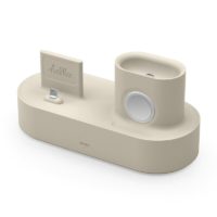 1PC, 3 in 1 a-p Charging Station Compatible with Watch Series 7/6/SE/5/4/3/2/1,Pods 2/1, Phone 11 and All Phone Models [Original Cables Required, and