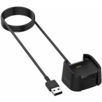 1PC, Charger Compatible with F-b Ver-sa 2 [Not for Ver-sa/Ver-sa Li-te], Charging Dock Stand with usb Cable Cord(Black,1M)