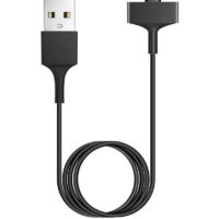 1PC, Charging Cable Compatible with F-b I-onic Charger, Replacement usb Charger Cable Cord Adapter for I-onic Smart Watch (Black, 3.3FT/1M)