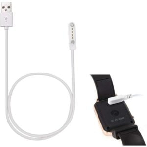1PC, Charging Cable for Smart Watch, 4 Pins Magnetic Adsorption usb Charger Cable for Bluetooth Smart Watches,[4 Pin,Pitch:7.62mm,Be Sure to Check