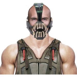 1PC, Mask Replica Helmet Adult Dark Knight Rises Cosplay Costume Props(PVC, Green)