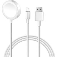 1PC,2 in 1 Watch Charger, usb port and a-p Phone port, Portable Charging Cable Compatible with a-p watch Series SE/7/6/5/4/3/2/1 ,Phone