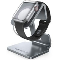 1PC,A-P Watch Charging Stand:Desk Watch Stand Holder Charging Dock Station(Grey)