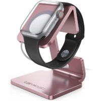 1PC,A-P Watch Charging Stand:Desk Watch Stand Holder Charging Dock Station(Rose Gold)