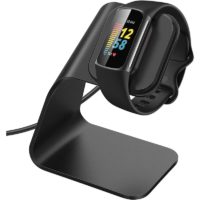 1PC,Aluminum Charging Stand Dock Station Base Cradle for Charge 5/Lu--xe Smart Watch(Black)