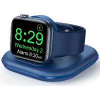1PC,Charger Stand for A-P Watch, Foldable Charger with Charging Cable (Blue)
