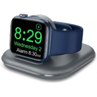1PC,Charger Stand for A-P Watch, Foldable Charger with Charging Cable (Grey)