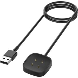 1PC,Charging Cable Cord Magnetic Dock Stand Charger for Sen-se & Ver-sa3(Black,100cm/1M)