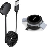 1PC,Portable Charging line Compatible with S-sung G-laxy Watch 4/Ac-tive 2,NOT inclued watch(Black)