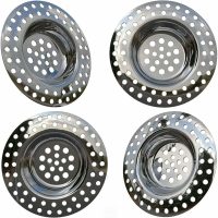 1g Sink Filter, Set of 4, for All DRAINS, Kitchen Sink Filter, Sink Filter, Sink Grid, Tub Drain, Shower Filter, Kitchen Sink Grid, Sink Drain,