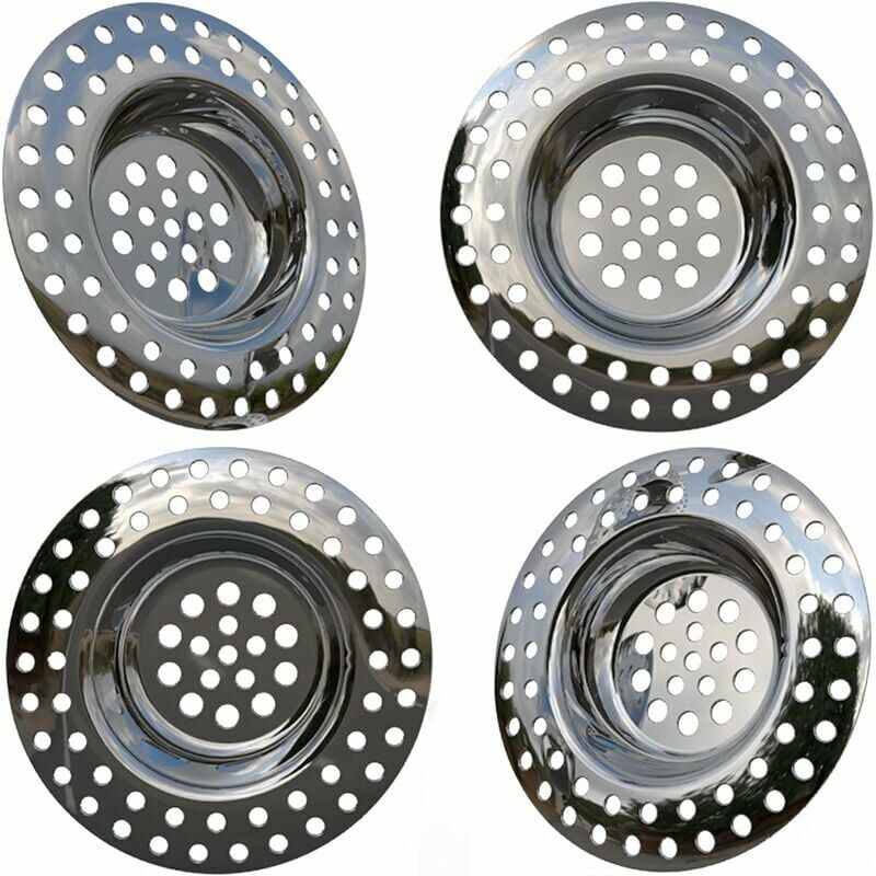 1g Sink Filter, Set of 4, for All DRAINS, Kitchen Sink Filter, Sink Filter, Sink Grid, Tub Drain, Shower Filter, Kitchen Sink Grid, Sink Drain,