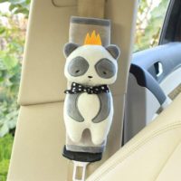 1pcs Child Car Seat Belt Protector Seat Belt Vehicles Cotton Cover Safety Pad Animal Cartoon Comfortable Shoulder Harness Detachable Washable