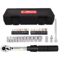 2-20Nm 1/4 Preset Torque Wrench Socket Bit Combination 35 in 1 Household Sets Multipurpose Utility Tool Kit Toolbox Hand Tool Sets Bicycle Fix