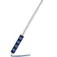 2 Meters Outdoor Stainless Steel Telescopic Flag Pole 79 Flagstaff, Blue - Blue