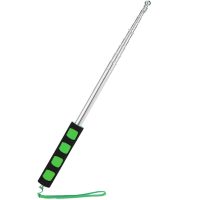 2 Meters Outdoor Stainless Steel Telescopic Flag Pole 79 Flagstaff, Green - Green