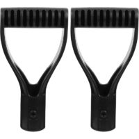 2 Pack 3cm Plastic Shovel Handle D-Handle for SChristmas Shovel Rake Spade SChristmas Removal Garden Accessories Black