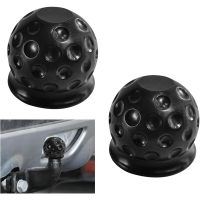 2 Pack 50mm Trailer Hitch Ball Caps, Made of Rubber, Tow Ball Cover, Protect Against Car Wash, Abrasion and Dirt
