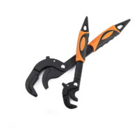 2 Pack Adjustable Wrench Pipe Adjustable Wrench Universal Key Open End Multi Function Tool Carbon Steel Monkey Spanner Plumber Hand Tools