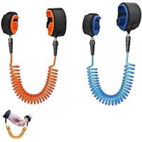 2 Pack Baby Anti-lost Belt, Baby Kids Safty Anti Lost Belt Hand Wrist Link Bungee Leash Safety Toddler Harness, Travel Aid
