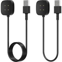 2 Pack Charger Cable Compatible with F-b Ver-sa 3 & Sense Charger Replacement usb Charging Cord Dock Stand Cable,NOT for Ver-sa/Ver-a 1/Ver-sa 2