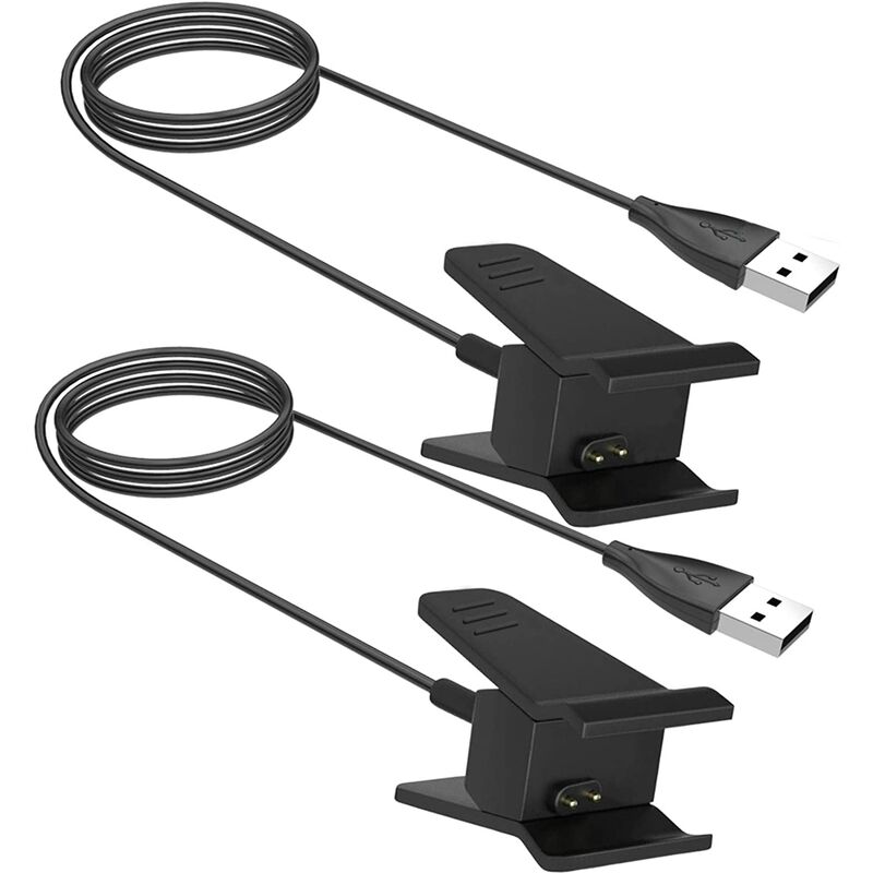 2-Pack, Compatible with F-b A-lta Charger, Replacement usb Charging Cable Cord Charger Cradle Dock Adapter for F-b A-lta Fit-ness Smart Watch[Only