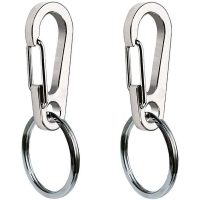 2 Pack Dog Tag Clips, Stainless Steel Heavy Duty Quick Clips Pet Id Tag Holder For Dog/cat Collar And Harness