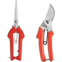 2 Pack Garden Pruners, Garden Shears, Shears, Branch Shears, Branch Trimmer, Flowers, Roses, Fruits, Plants, Bonsai