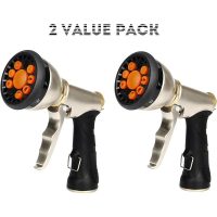 2 Pack Heavy Duty Hose Sprayer, Garden Hose Nozzle Water Hose Nozzle 3/4 Brass Connector,Model a
