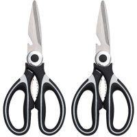 2-Pack Kitchen Shears, All Purpose Stainless Steel Utility Scissors