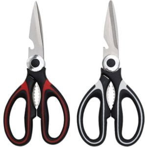 2-Pack Kitchen Shears, All Purpose Stainless Steel Utility Scissors
