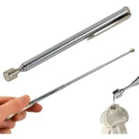 2 Pack Magnetic Telescopic Rod,Magnetic Reading Rod,Telescopic Magnetic Pick Up,Extendable Rod Stick Tool, Telescopic Magnetic Pickups, With Pocket