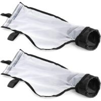 2 Pack Nylon Mesh Pool Cleaner Bag with All Purpose Zipper, Replacement Parts for Polaris 360 380 Pool Cleaner