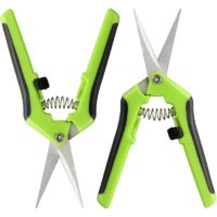 2 Pack Plastic Hand Pruners Flower Tree Pruning Shears Blue