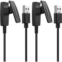 2-Pack] Replacement Charger for Garmin Forerunner 30/35/230/235/630/645/645 Music/735XT/Approach G10/S20/Vivomove hr, usb Data Sync Charge Station
