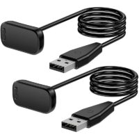 2 Pack] Replacement Charging Cable for F-b Lu-xe/Char-ge 5, usb Charger Cord, Support Charging, Data Transmission, Button Reset (Black,1M)