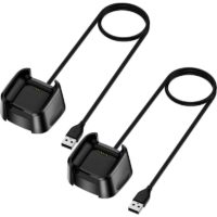 2-Pack Replacement usb Charging Cable Dock Stand, Sturdy Power Cord,Black,3Ft/1M