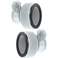 2 Pack Type b Adapter, Swimming Pool Hose Adapter B,Swimming Pool Adapter, Swimming Pool Fitting,Intex Replacement Hose Adapter for Pump with Thread