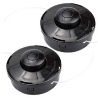 2 Pack Universal Brush Cutter Head Nylon Trimmer Replacement Spool Brush Cutter Cutting Head M10 x 1.25 for Petrol Brush Cutter