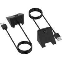 2 Pack] usb Charging Charger Cable for G-min V-voac-tive 3/In-stinct Watch/Fe-nix 6 6S 6X/5 5S 5X (Black, 3.3FT/1M)