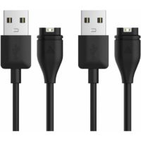 2 Pack,Replacement usb Charging Charger Cord for Ve-nu 2 Smart Watch(Black)