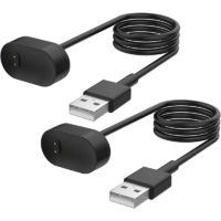 2 Pack,Smartwatch, Replacement usb Charging Cord for In-spire HR/In-spire,Black,3.3 ft/1M