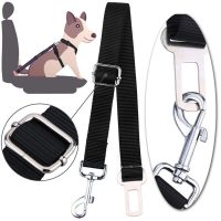 2 Packs Adjustable Dog Cat Car Seat Belt Safety Leash Vehicle Seat Belt Harness