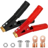 2 Pcs Copper Alligator Clips For Jump Starter Cables Car Battery Clips Electric Car Battery Alligator Clip For Car Battery Chargers