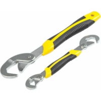 2 Pcs Universal Open-End Wrench Adjustable Wrench Multi-Functional Tool Set Automatic Unlocking Set Adjustable 9-32mm