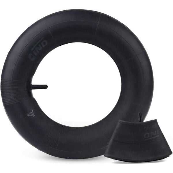 2 Piece 4.80 / 4.00-8 'Inner Tube with Right Valve, for Wheelbarrow, Stroller, Hand Truck, Lawn Mower, Snow Blower, Generator and more