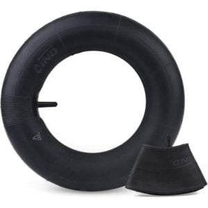 2 Piece 4.80 / 4.00-8 Inner Tube with Right Valve, for Wheelbarrow, Stroller, Hand Truck, Lawn Mower, Snow Blower, Generator and more