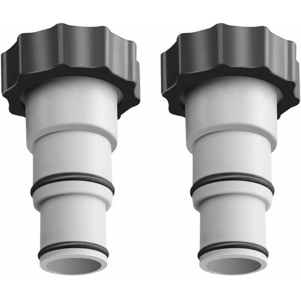 2 Piece Hose Adapter with Threaded Collar and Gasket - Pool a Adapter - Pool Hose Adapter - Pool Hose Connector