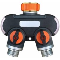 2 Way Garden Water Dispenser, Garden Hose Splitter, Garden Hose Accessories, Very Suitable for Outdoor Faucets