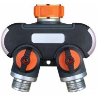 2 Way Garden Water Dispenser, Garden Hose Splitter, Garden Hose Accessory, very suitable for outdoor faucets
